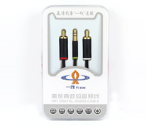 3.5一分二音頻線 YX-3303B 3.5一分二音頻線 YX-3303B